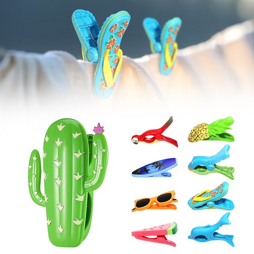 Beach towel clips plastic - beach,