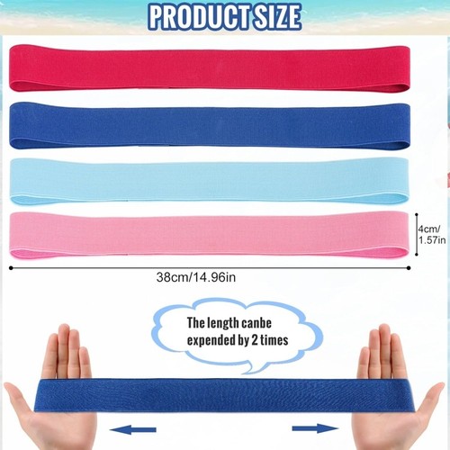 Sunbed strap towel bands - 4x,