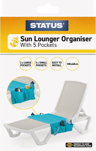 Sun lounger organiser - sun,