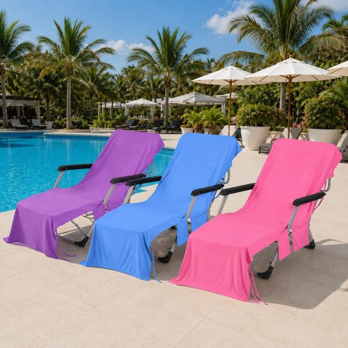 Sun lounger beach chair cover - sun,