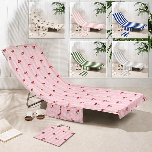 Sun lounger towel with - sun,