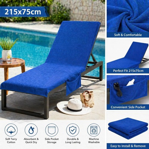 Sun lounger towel cover with - towel,