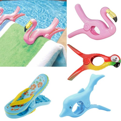 Beach towel clips plastic - beach,