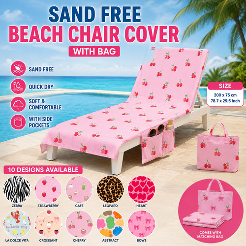 Beach chair cover - cover, lounger